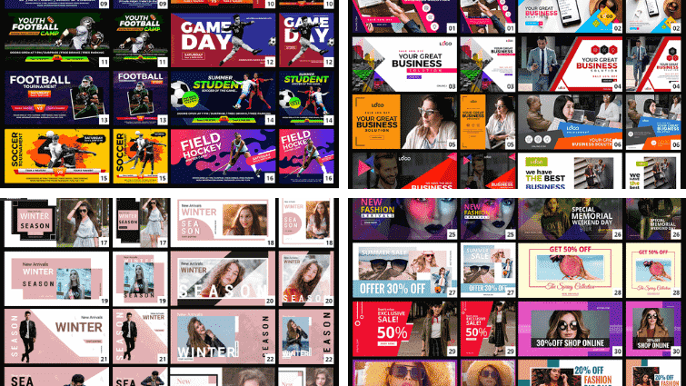 5000 Social Media Assets